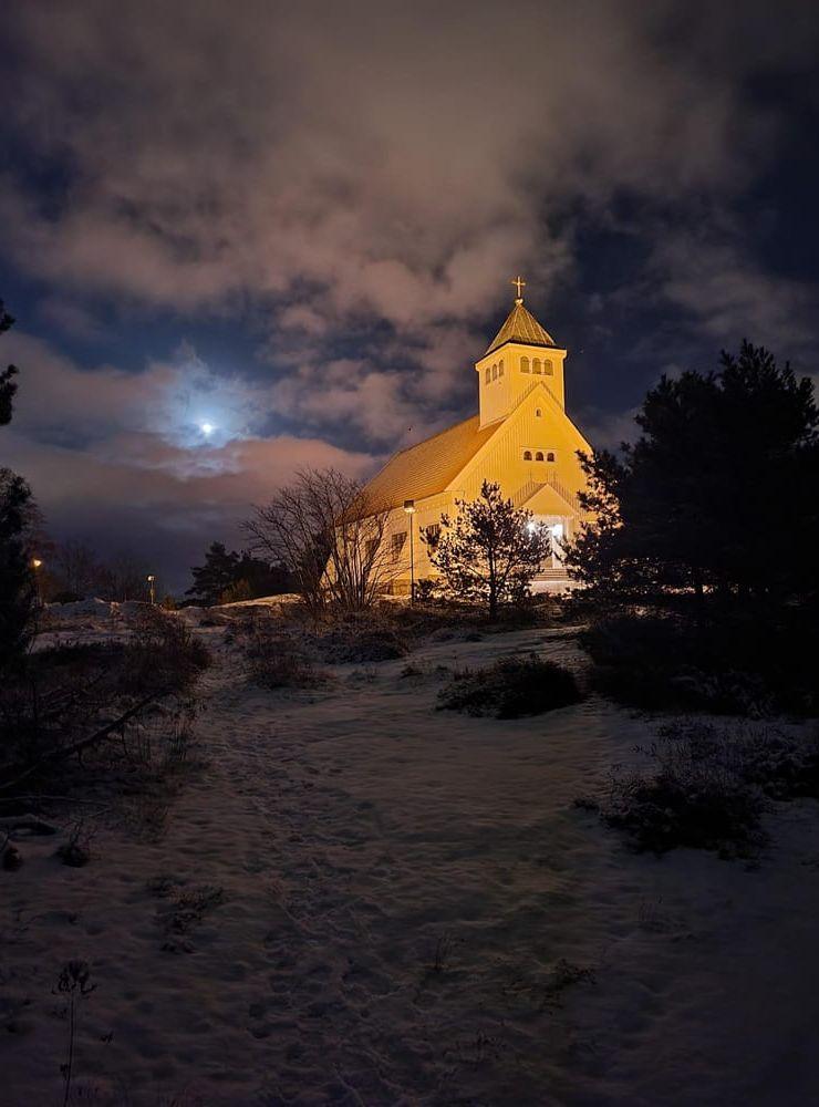 Julefrid på kyrkberget.