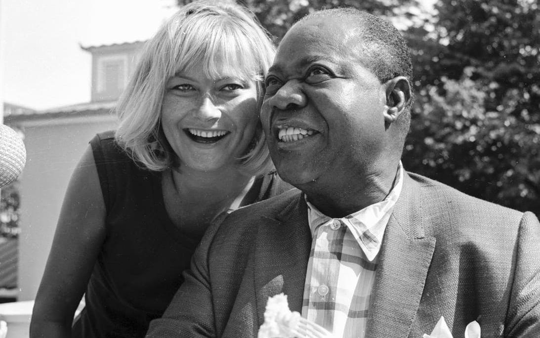 Monica Zetterlund och Louis Armstrong sågs på Liseberg i juni 1965. 