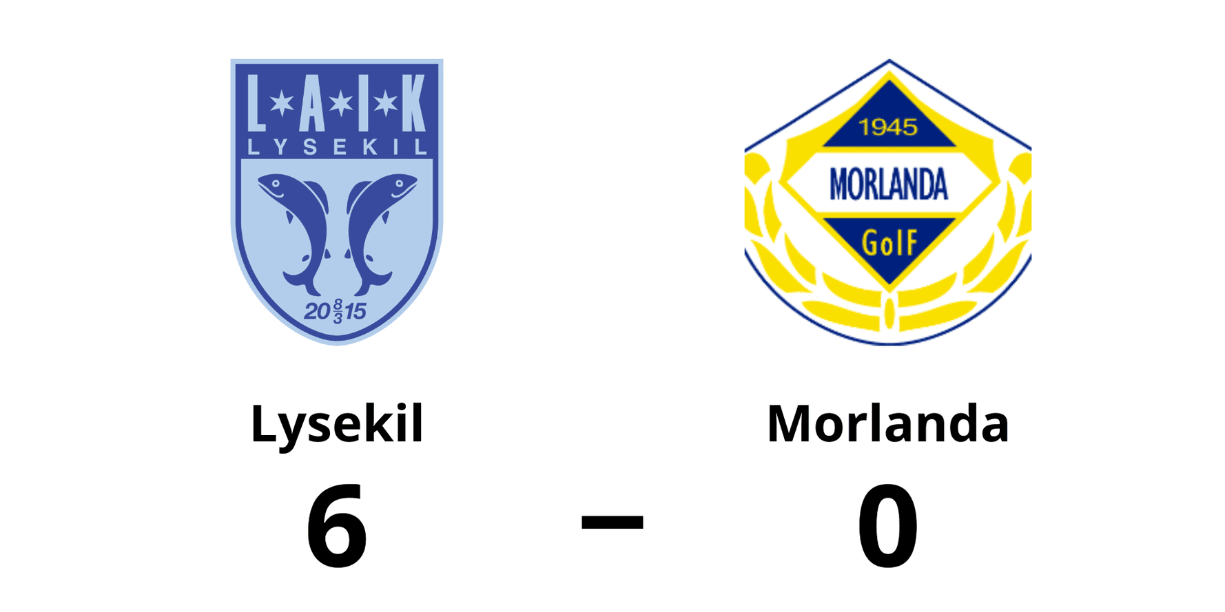 Lysekils AIK vann mot Morlanda GoIF