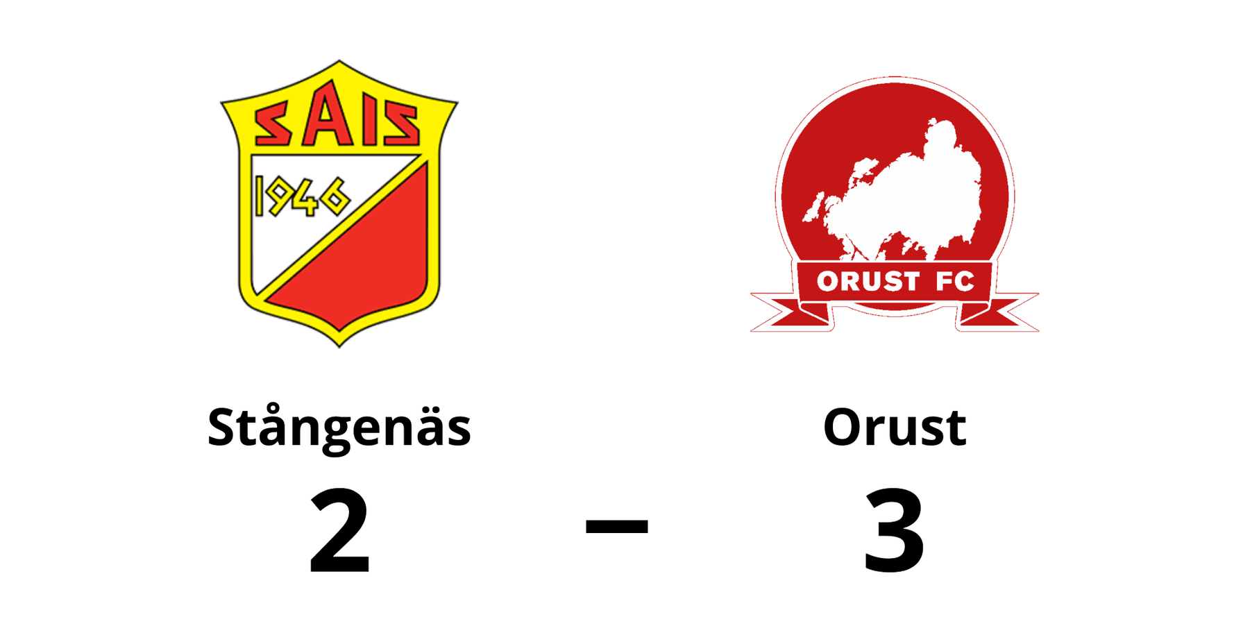 Stångenäs AIS förlorade mot Orust FC