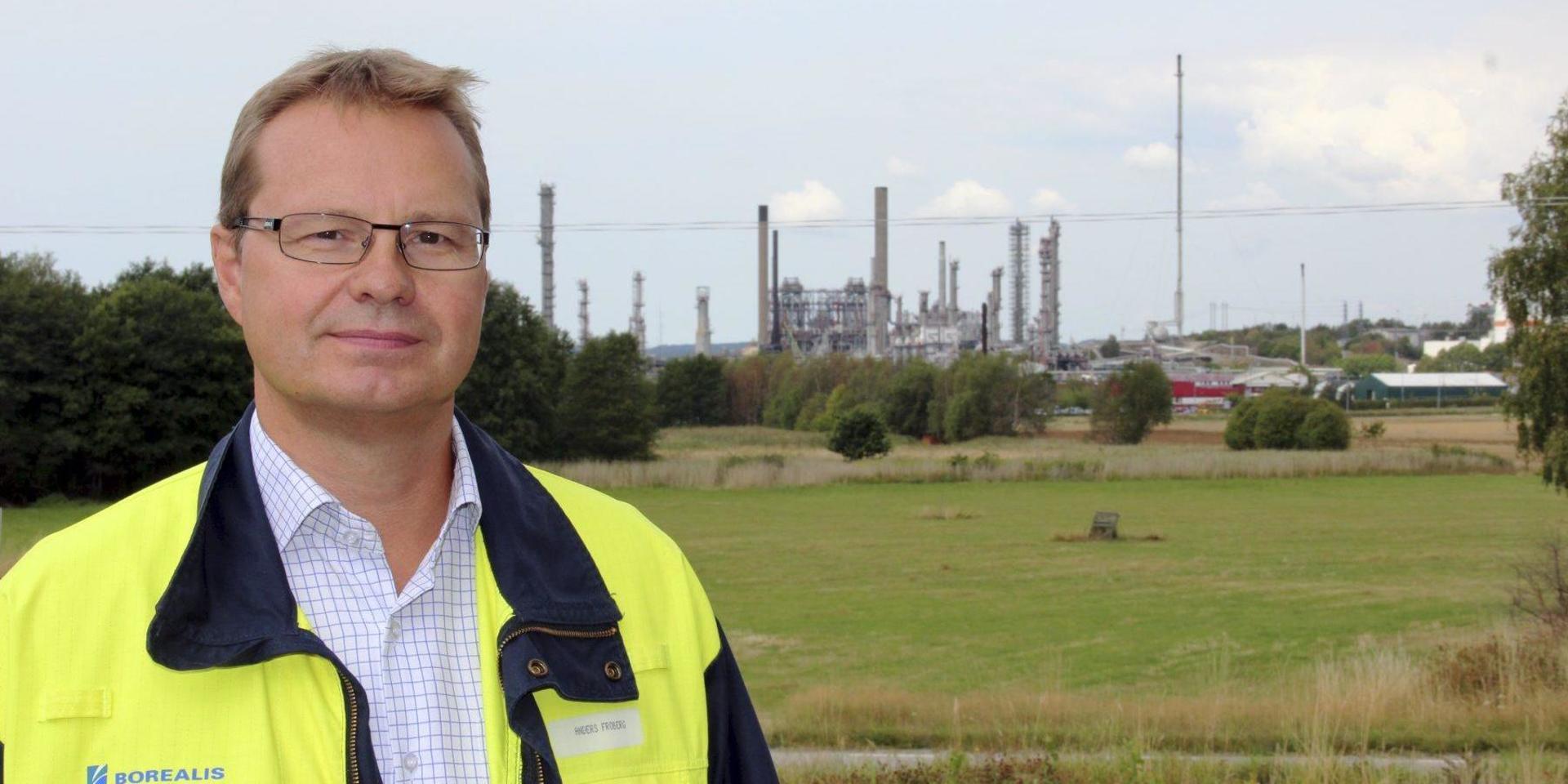 Anders Fröberg leder projektet med det nya returplast-raffinaderiet. 