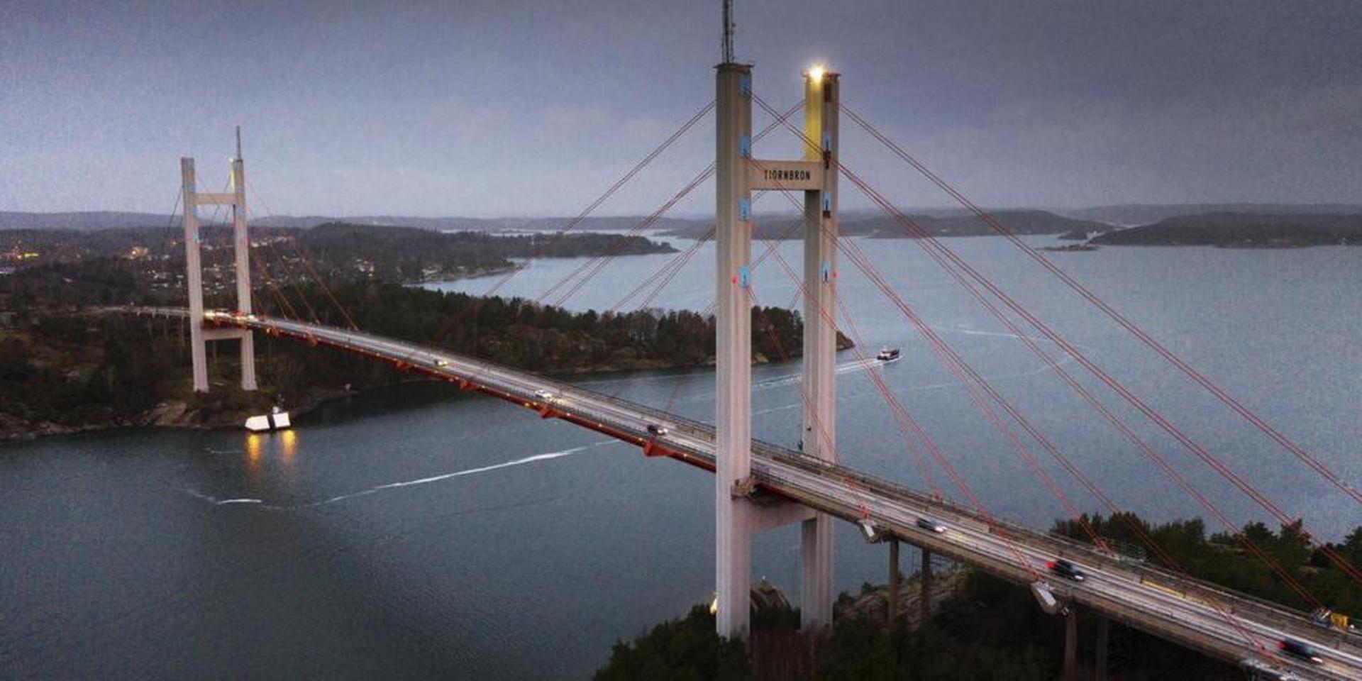 De kommande nätterna är Tjörnbron avstängd mellan 23.00 och 04.30.