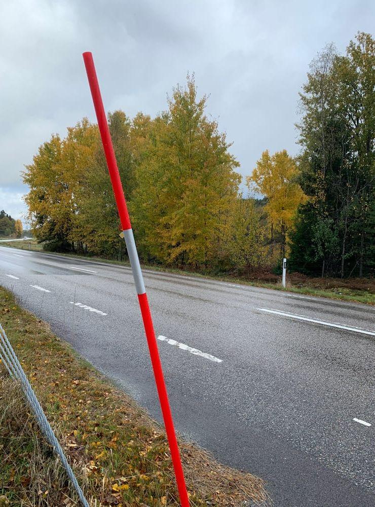 Aktuell vägledning under oktober månad. Väg 160.