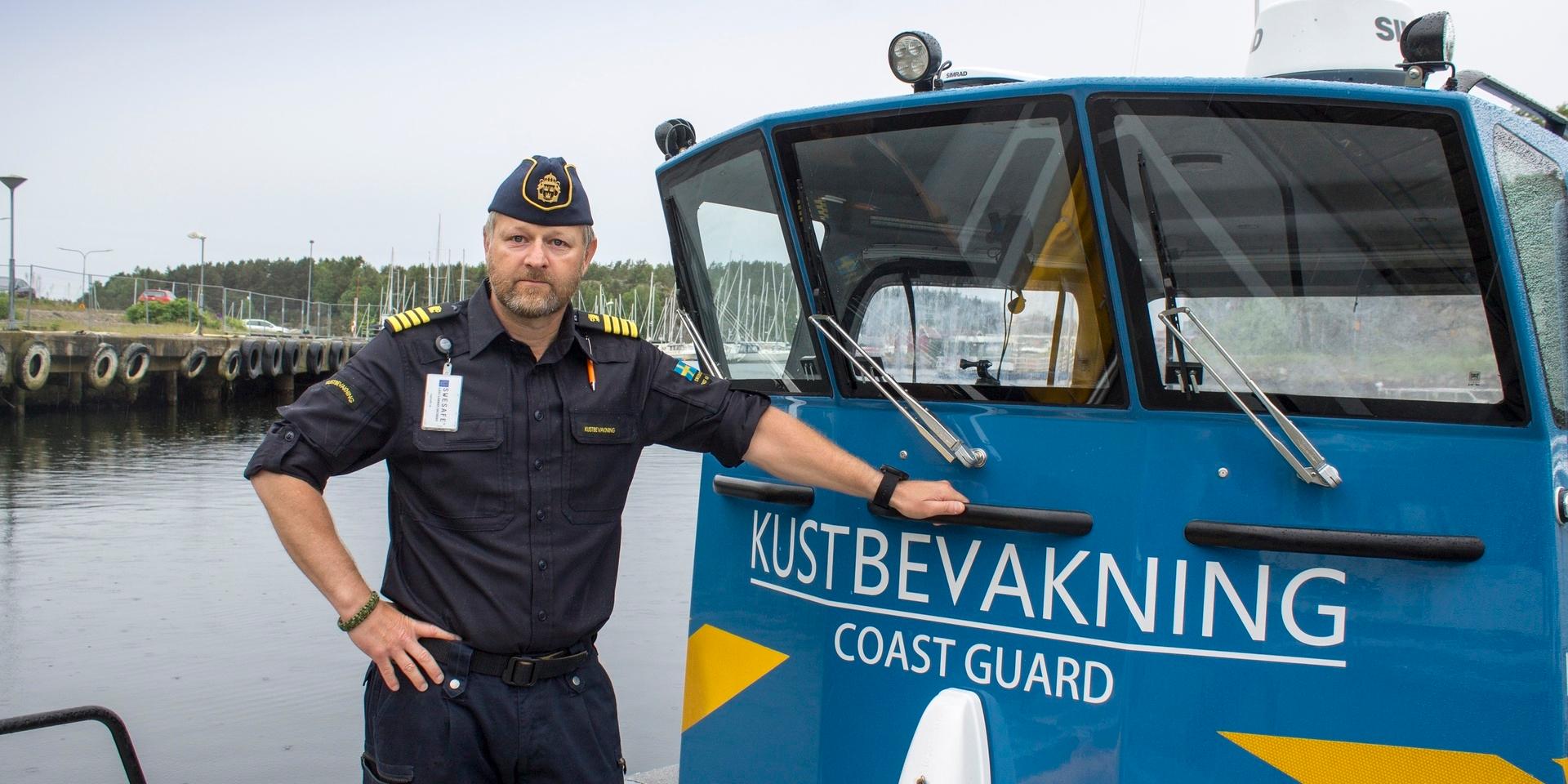 Jonas Grevstad, chef vid Kustbevakningen i Göteborg.