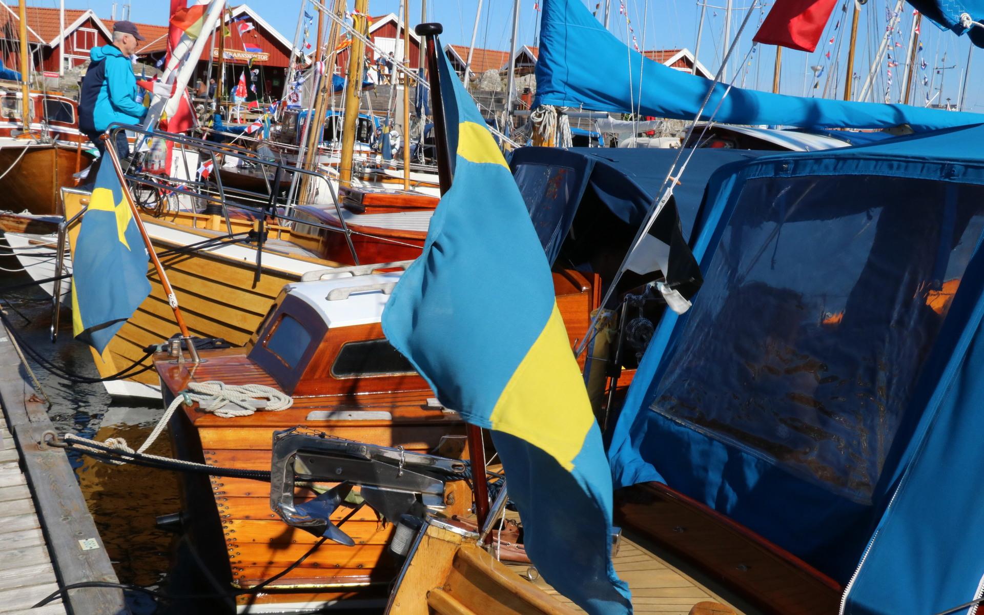 Sol, vatten och vackra båtar, årets upplaga av träbåtsfestivalen blev mycket lyckad. 