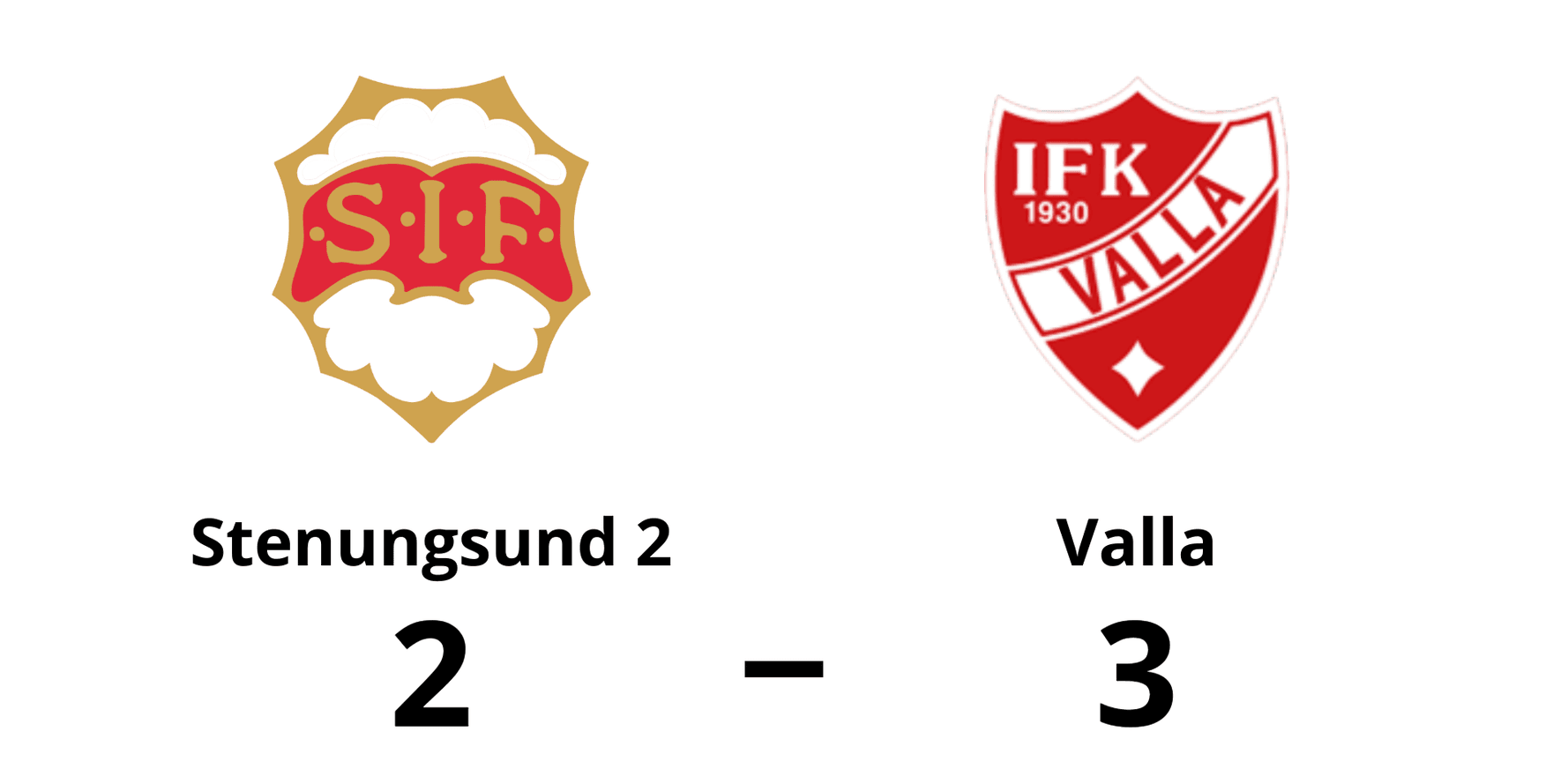 Stenungsunds IF förlorade mot IFK Valla